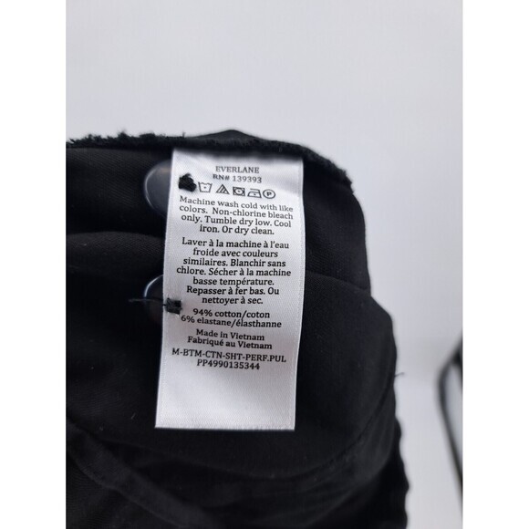 Everlane‎ Elastic Waist Shorts Womens Size Small S Black Golfing Golf - Picture 6 of 6
